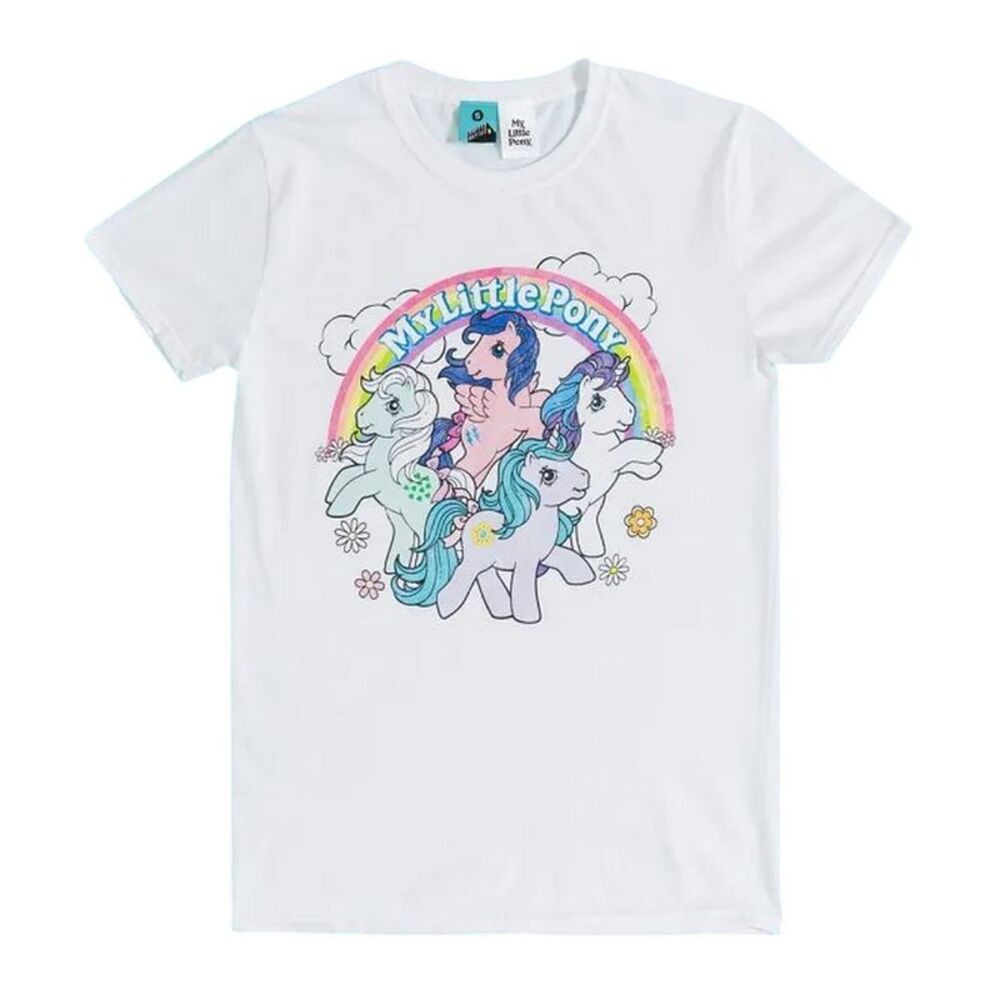 My Little Pony Unisex Adult Meadows T-Shirt / White
